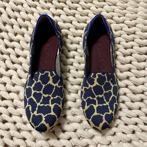 Rothy’s Navy Giraffe Loafer Sz 10 NWOB